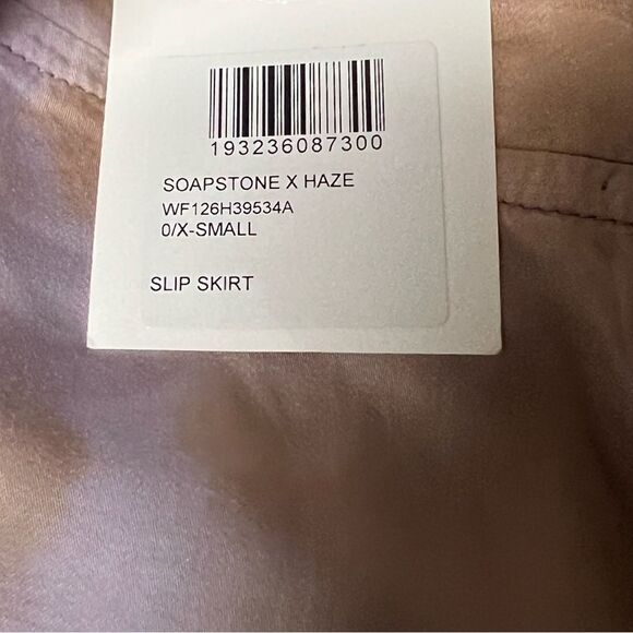 JOHN ELLIOTT Soapstone X Haze Tie Dye Slip Skirt 100% Modal Sz XS Host Pick - Picture 6 of 7